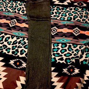 New women black fleece line jeggings size 3xl but fit smaller. 2xl